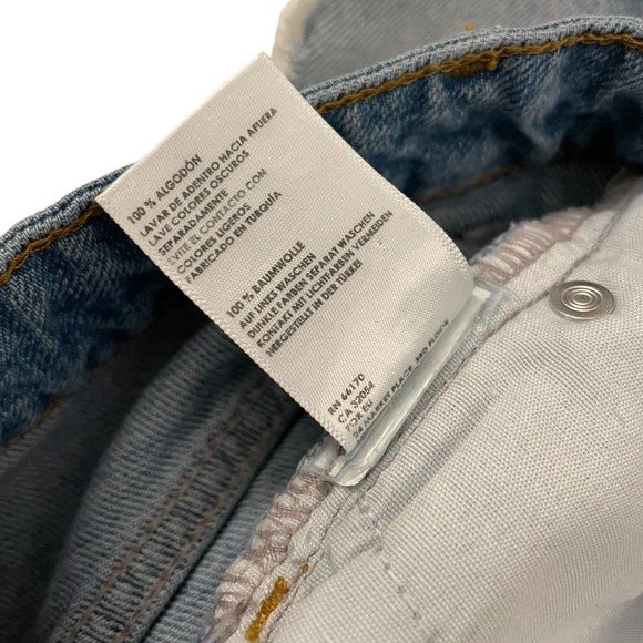 BDG Urban Outfitters Asymmetrical Denim Jean Button Criss Cross Skirt XS - Picture 8 of 8